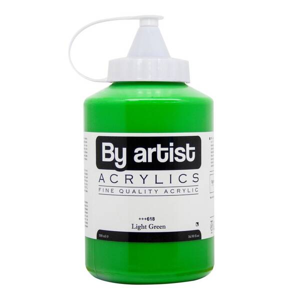 By Artist Akrilik Boya 500 Ml 618 Light Green - 1