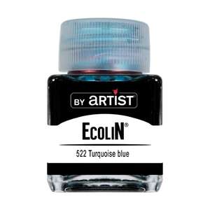 By Artist - By Artist Ecolin 25 Ml 522 Turqouise Blue