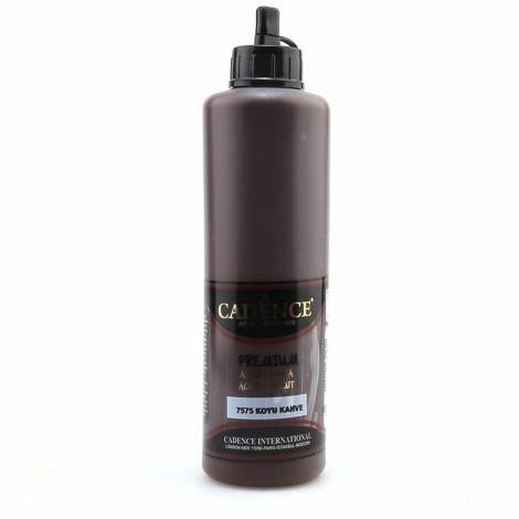 Cadence Akrilik Boya 500 Ml 7575 Koyu Kahve - 1