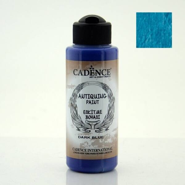 Cadence Antiquing Eskitme Boyası 120ml Dark Blue - 1