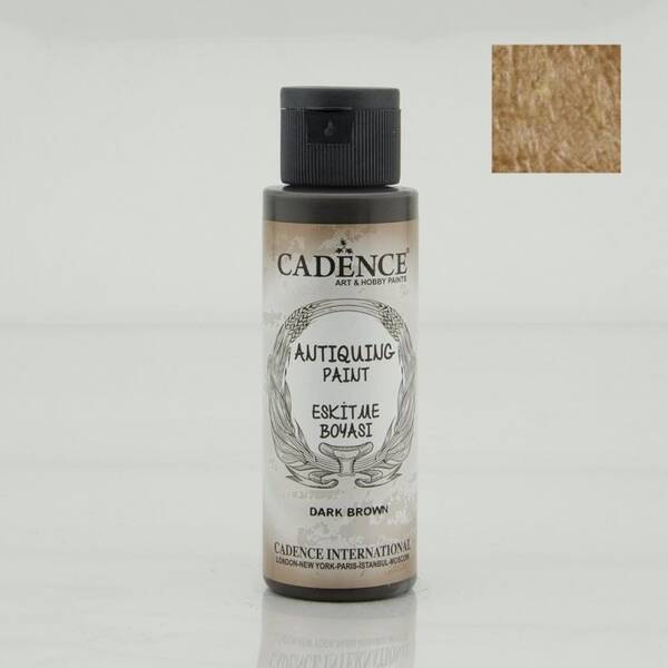 Cadence Antiquing Eskitme Boyası 70ml Koyu Kahve - 1