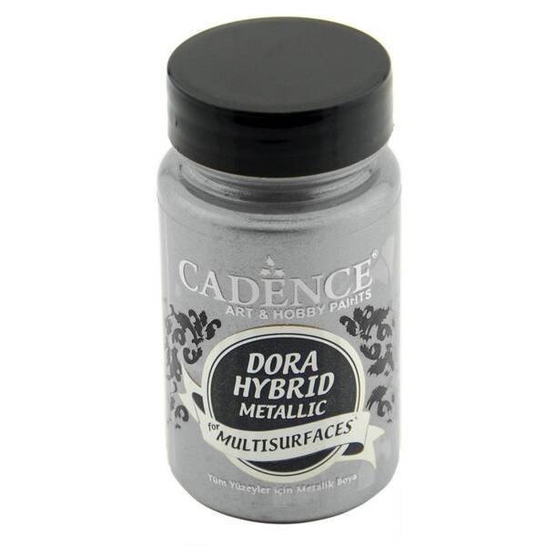 Cadence Dora Hybrid Metalik Boya 90ml Gümüş