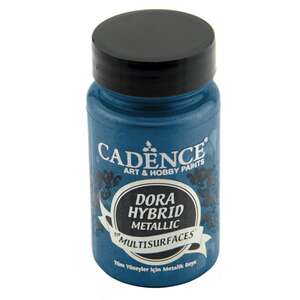 Cadence - Cadence Dora Hybrid Metalik Boya 90ml Mavi