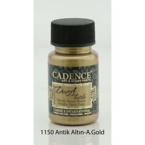 Cadence - Cadence Dora Kumaş Boyası 50ml Antik Altın