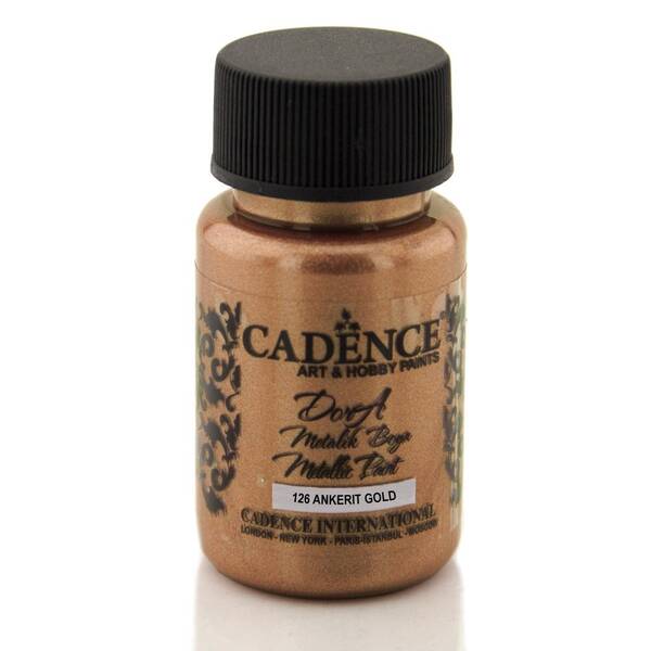 Cadence Dora Metalik Boya 50ml 126 Ankerit Gold - 1