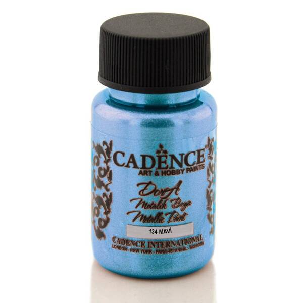 Cadence Dora Metalik Boya 50ml 134 Mavi - 1