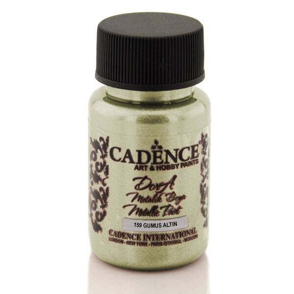 Cadence Dora Metalik Boya 50ml 159 Gümüş Altın - 1