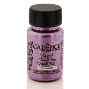 Cadence - Cadence Dora Metalik Boya 50ml Çuha Çiçeği