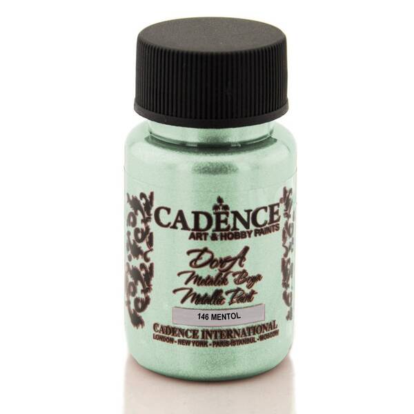 Cadence Dora Metalik Boya 50ml Mentol - 1