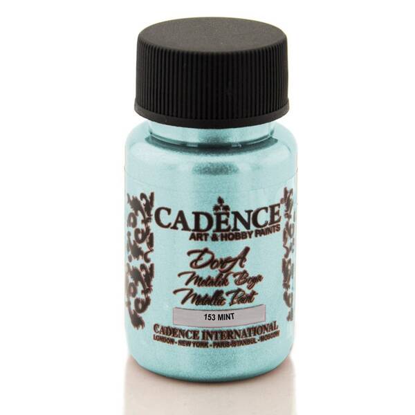 Cadence Dora Metalik Boya 50ml Mint - 1