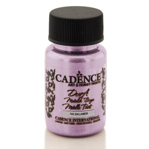 Cadence Dora Metalik Boya 50ml Siklamen - 1