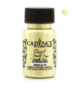 Cadence Dora Metalik Boya 50ml Silver Gold - Cadence