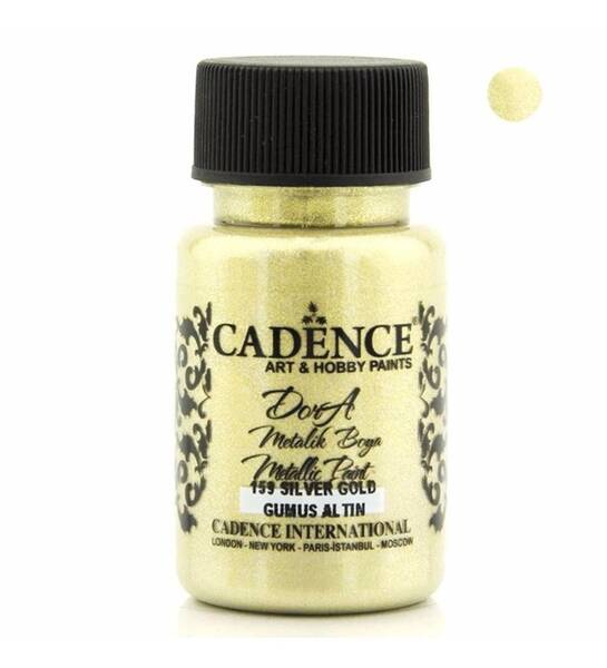 Cadence Dora Metalik Boya 50ml Silver Gold - 1