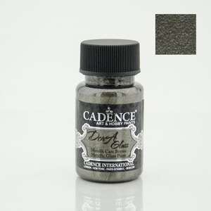 Cadence - Cadence Dora Metalik Cam Boyası 50ml Anthracıte