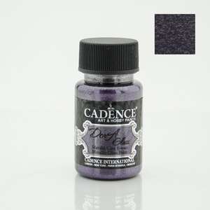 Cadence Dora Metalik Cam Boyası 50ml Dark Orchıd - Cadence