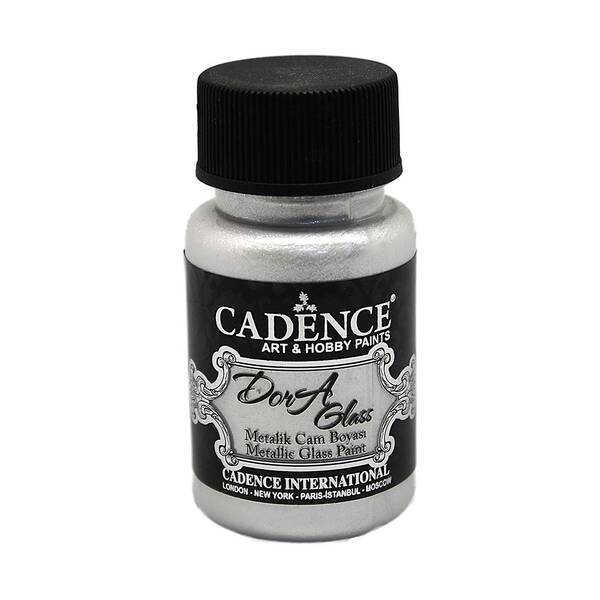 Cadence Dora Metalik Cam Boyası 50ml Pearl - 1