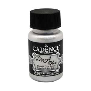 Cadence - Cadence Dora Metalik Cam Boyası 50ml Pearl