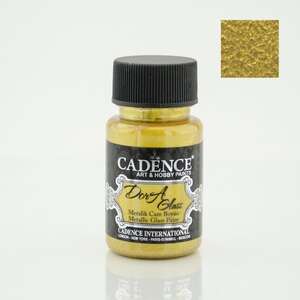 Cadence - Cadence Dora Metalik Cam Boyası 50ml Rich Gold