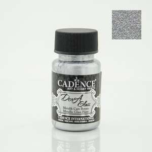 Cadence - Cadence Dora Metalik Cam Boyası 50ml Silver