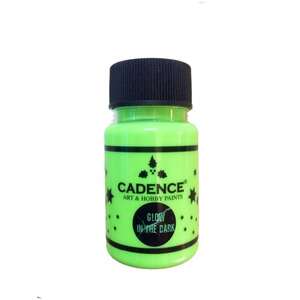 Cadence Glow In The Dark Karanlıkta Parlayan Boya 50ml Koyu Yeşil - Cadence