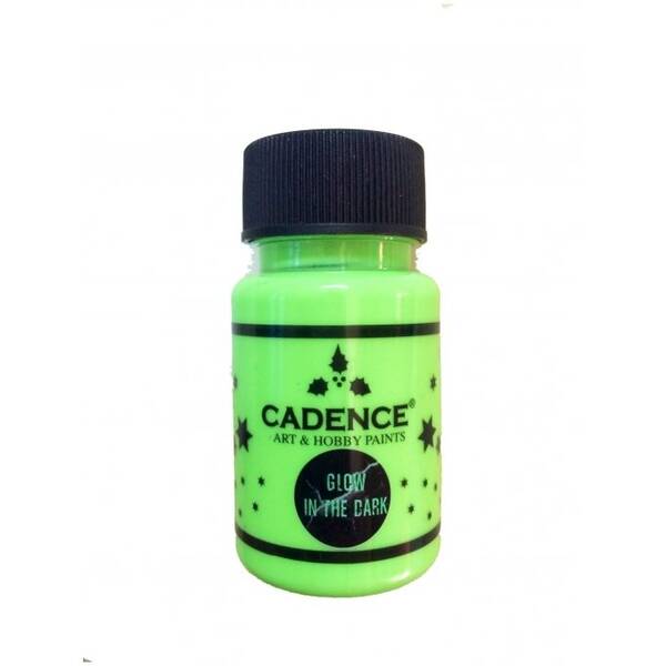 Cadence Glow In The Dark Karanlıkta Parlayan Boya 50ml Koyu Yeşil - 1