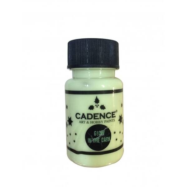 Cadence Glow In The Dark Karanlıkta Parlayan Boya 50ml Naturel Yeşil - 1