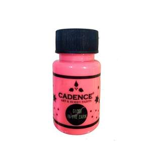 Cadence - Cadence Glow In The Dark Karanlıkta Parlayan Boya 50ml Pembe