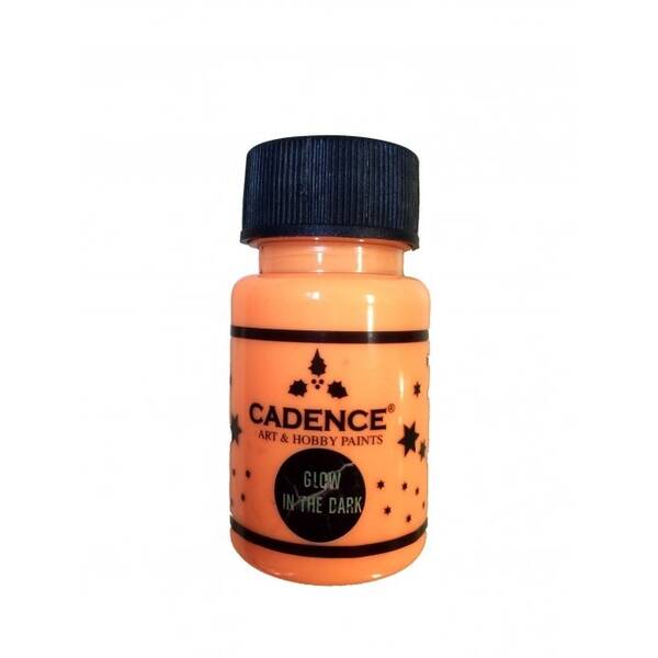Cadence Glow In The Dark Karanlıkta Parlayan Boya 50ml Turuncu - 1
