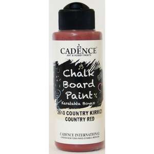 Cadence - Cadence Karatahta Boyası 120ml Country Kırmızı