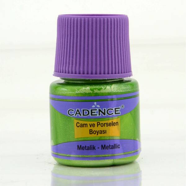 Cadence Metalik Cam Boyası 45ml Fıstık - 1