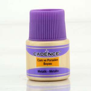Cadence Metalik Cam Boyası 45ml Şampanya - Cadence