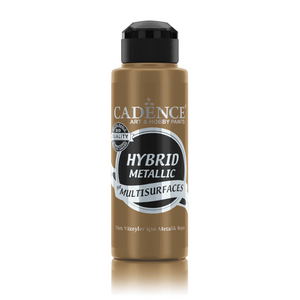 Cadence Multisurface Hybrid Metalik Boya 120Ml HM-813 Koyu Altın - Cadence