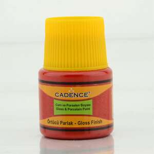 Cadence Opak Cam Boyası 45 Ml Çilek Kırmızı - Cadence