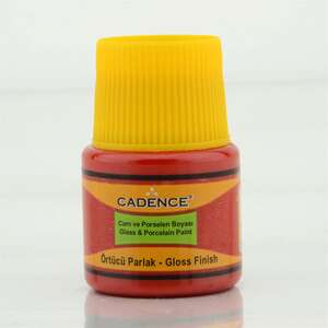 Cadence - Cadence Opak Cam Boyası 45 Ml Çilek Kırmızı