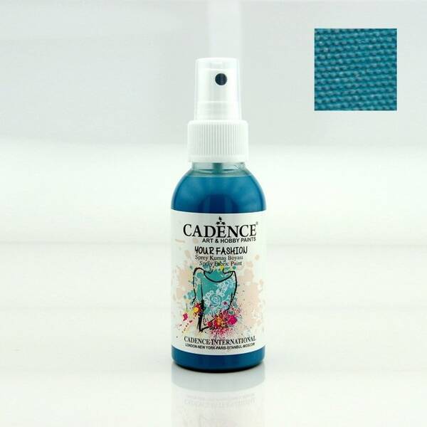 Cadence Sprey Kumaş Boyası 100 Ml Dark Turquoise - 1