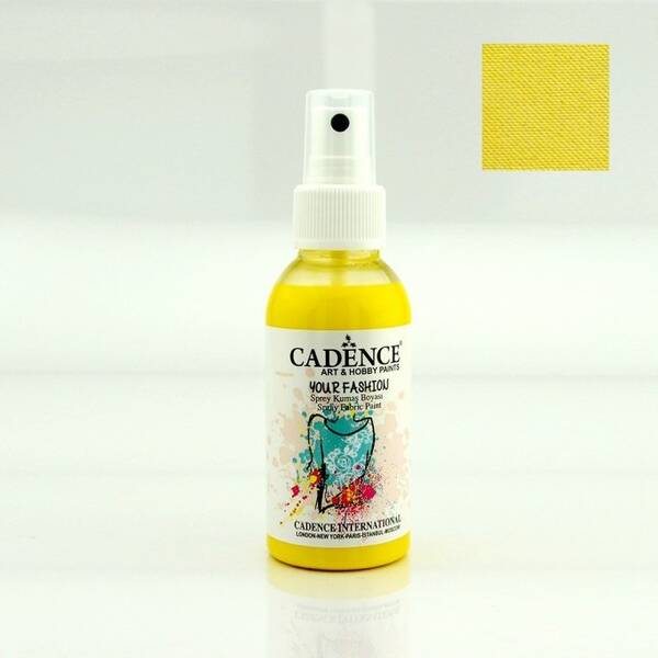 Cadence Sprey Kumaş Boyası 100 Ml Lemon Yellow - 1