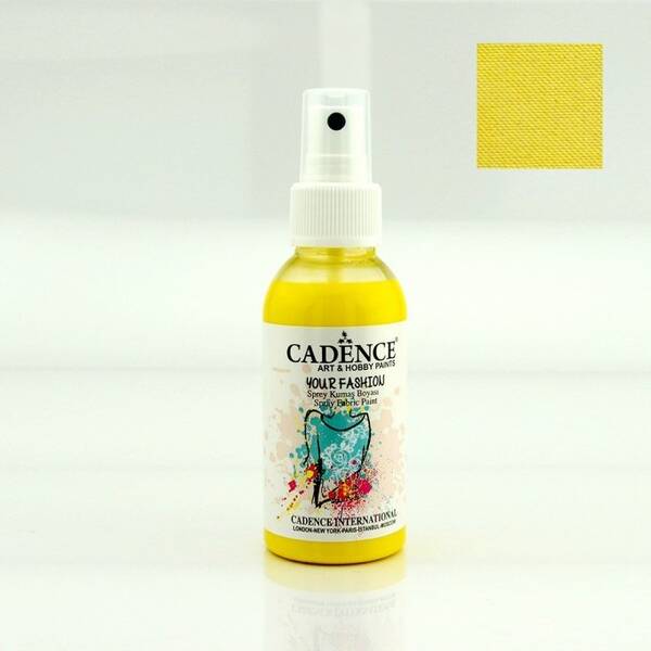 Cadence Sprey Kumaş Boyası 100 Ml Lemon Yellow