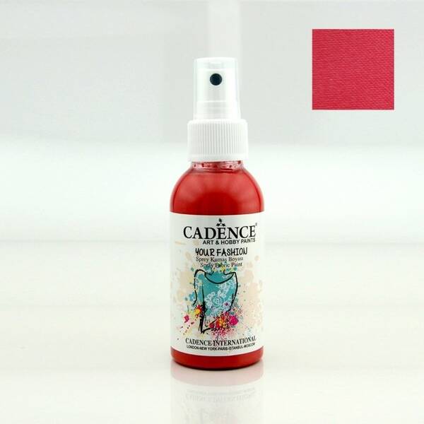 Cadence Sprey Kumaş Boyası 100 Ml Scarlet - 1