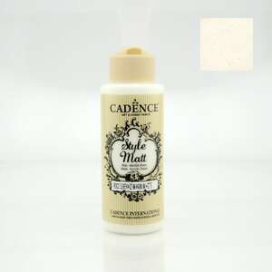 Cadence Style Matt Akrilik Boya 120ml 9002 Sıcak Beyaz - Cadence