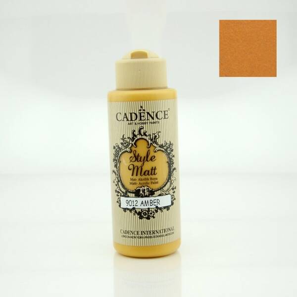 Cadence Style Matt Akrilik Boya 120ml 9012 Amber - 1