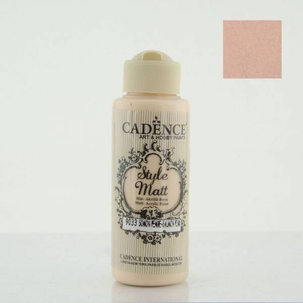 Cadence Style Matt Akrilik Boya 120ml 9033 Somon - 1