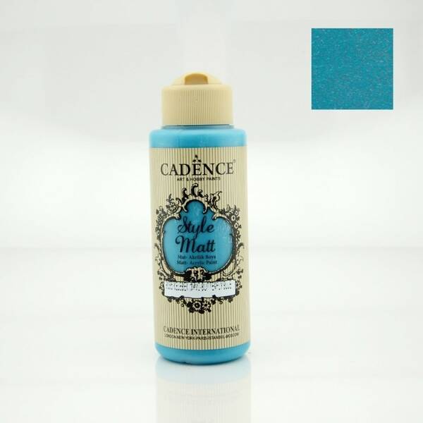 Cadence Style Matt Akrilik Boya 120ml 9035 Kelebek Mavi - 1