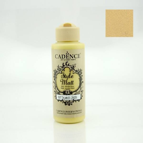 Cadence Style Matt Akrilik Boya 120ml 9047 Ihlamur - 1