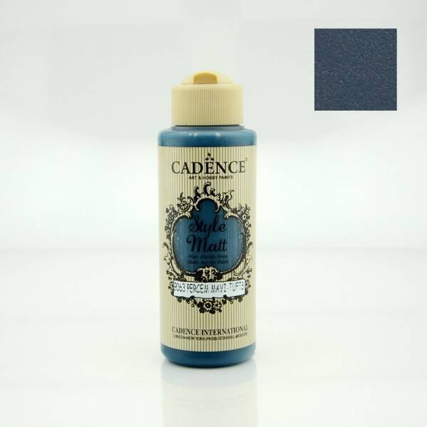 Cadence Style Matt Akrilik Boya 120ml 9063 Perçem Mavi - 1