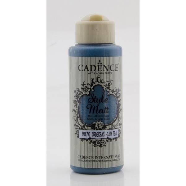 Cadence Style Matt Akrilik Boya 120ml 9070 Ördekbaşı - 1