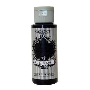 Cadence Style Matt Enamel Cam Boyası 59ml Siyah - Cadence