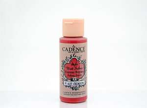 Cadence - Cadence Style Matt Fabric Kumaş Boyası 59ml Crimson