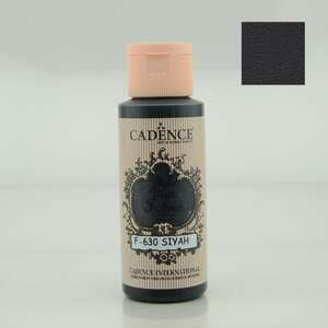 Cadence - Cadence Style Matt Fabric Kumaş Boyası 59ml F630 Siyah