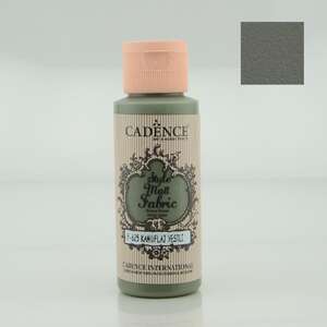 Cadence - Cadence Style Matt Fabric Kumaş Boyası 59ml Kamuflaj Yeşili