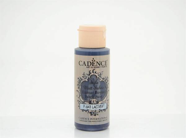 Cadence Style Matt Fabric Kumaş Boyası 59ml Lacivert - 1